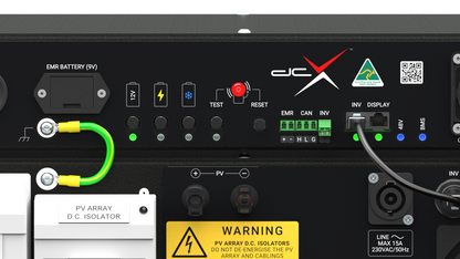 DCX 48V Inverter Power System | 60–120V Solar Input | Off-Grid Caravan & RV Power